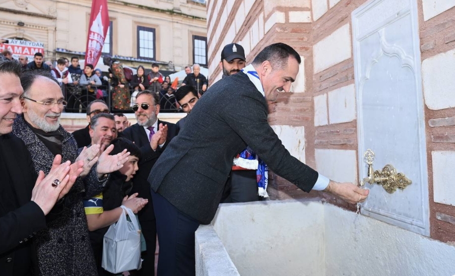 BEYOĞLU'NDA Kİ TARİHİ ÇESME RESTORASYON SONRASI HİZMETE SUNULDU