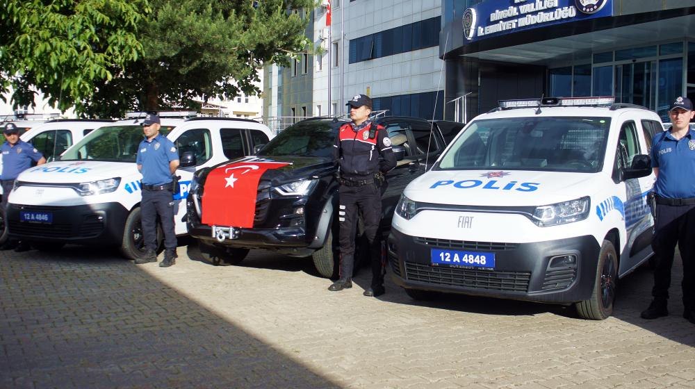 Bingöl İl Emniyet Müdürlüğü'ne Yeni Araçlar Tahsis Edildi